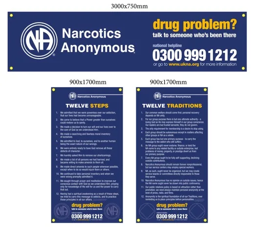 UKPI Large PVC Banners (set of 3)
