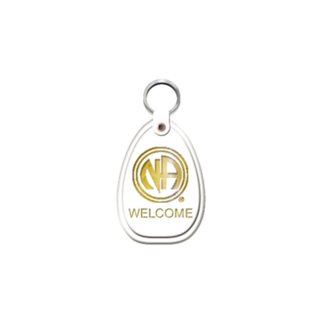 Keyring - White Welcome