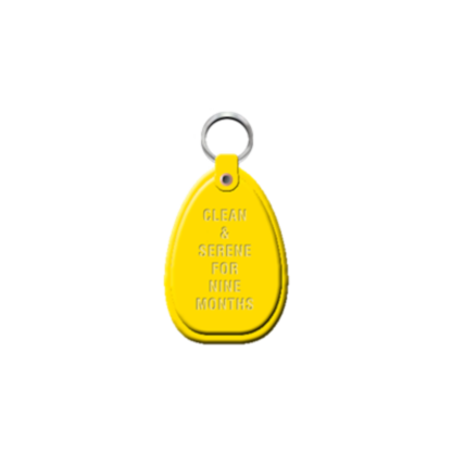 Keyring - Yellow 9 Months